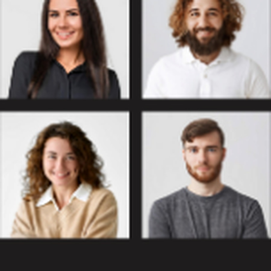 Professional consulting team portraits